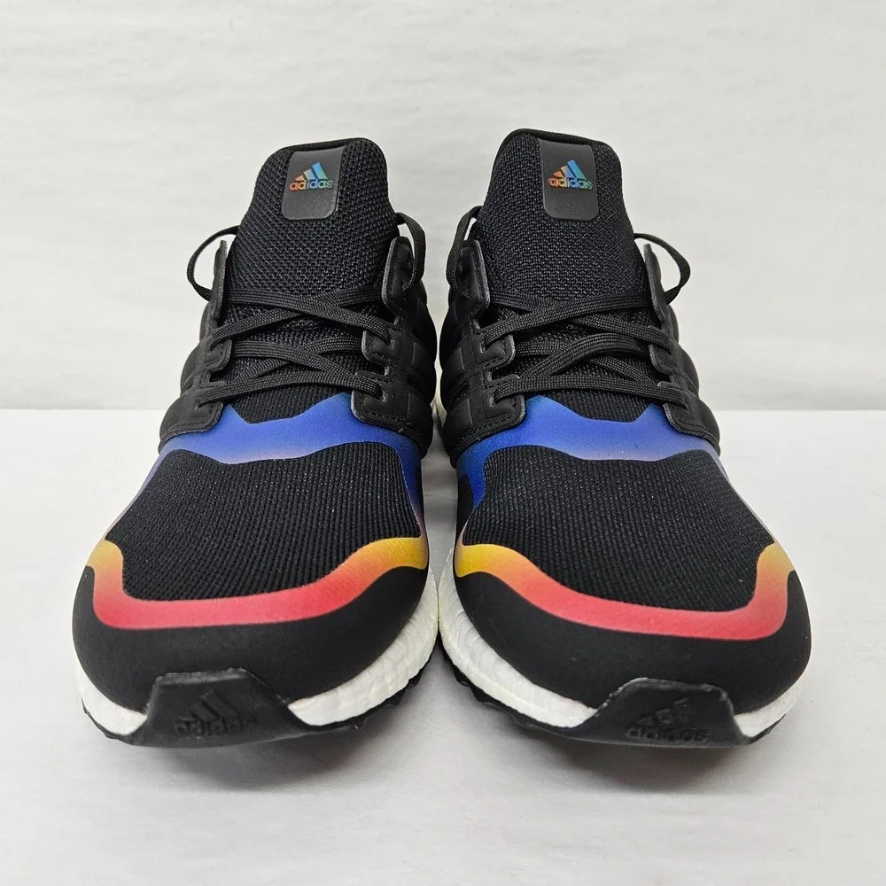 Adidas‎ Women's Ultraboost DNA Running Shoes FV7015 Black Rainbow Sz 10